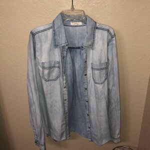 Super cute jean shirt